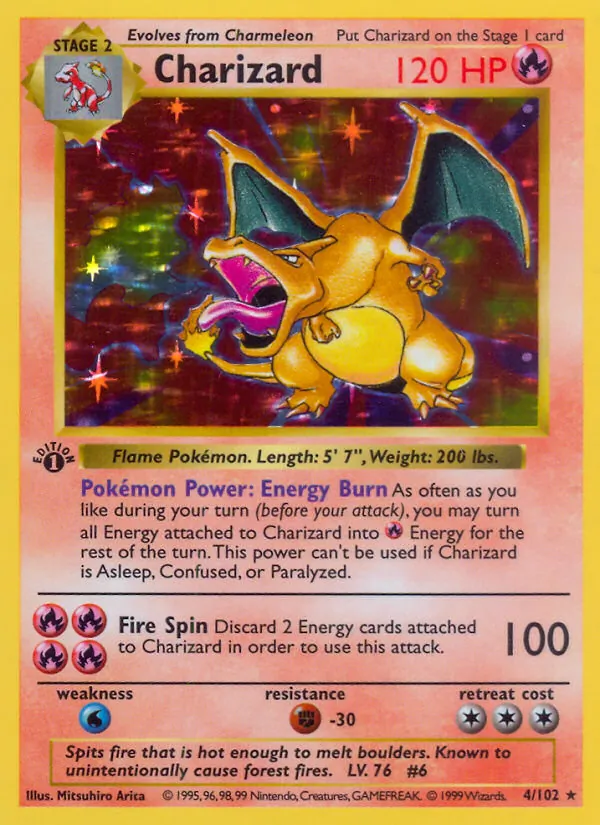 Charizard uit Base Set